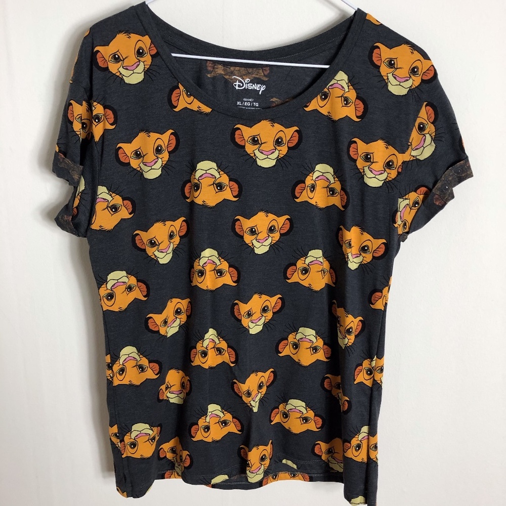 Disney Tshirt Lion King Simba in Gray